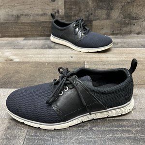 Timberland Womens Black Leather/Mesh Lace up Casual Shoes Size 7.5